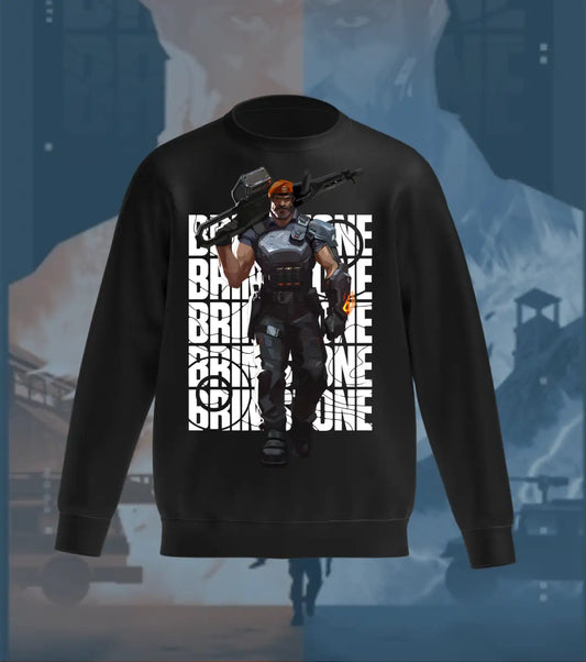 Brimstone | Valorant – Commanding Fire Sweatshirt - Black / Regular / XS - Valorant