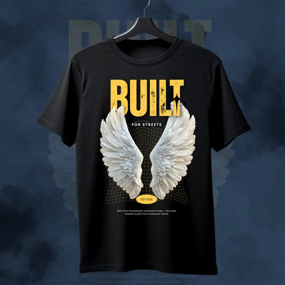 BUILT for Streets – Wings of Strength (2025 Edition) - Black / S