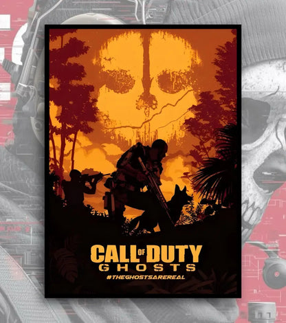 Call Of Duty posters - A4 / V10 / Black Frame