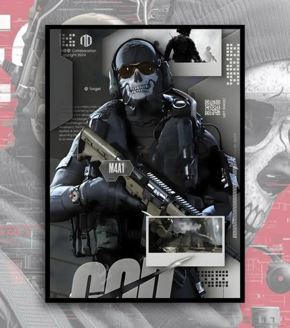 Call Of Duty posters - A4 / V11 / Black Frame