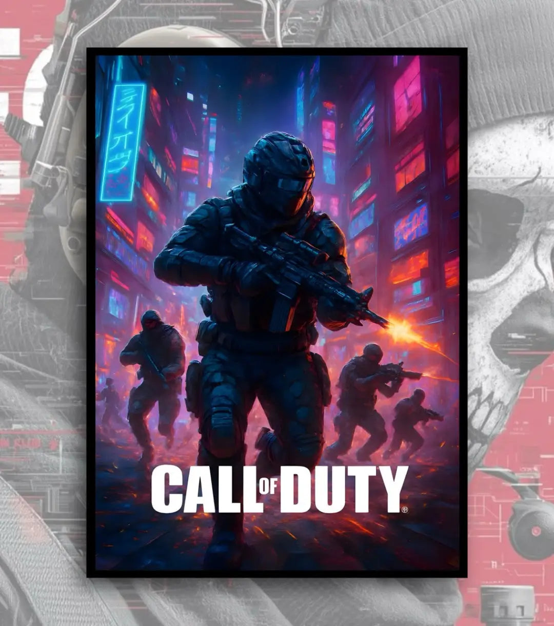 Call Of Duty posters - A4 / V12 / Black Frame