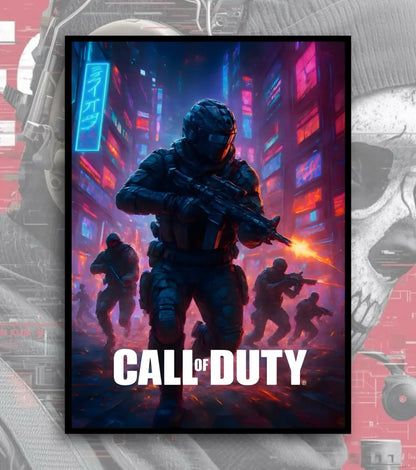 Call Of Duty posters - A4 / V12 / Black Frame