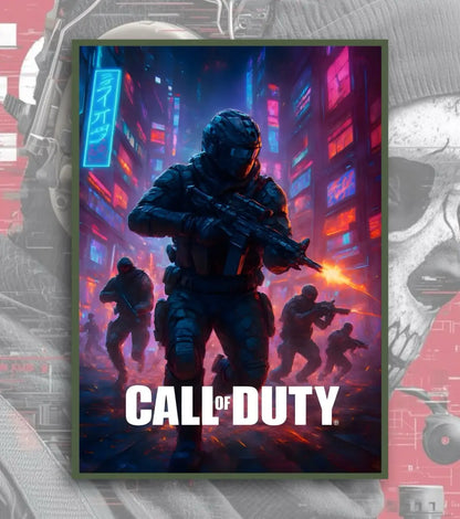 Call Of Duty posters - A4 / V12 / Bottle Green