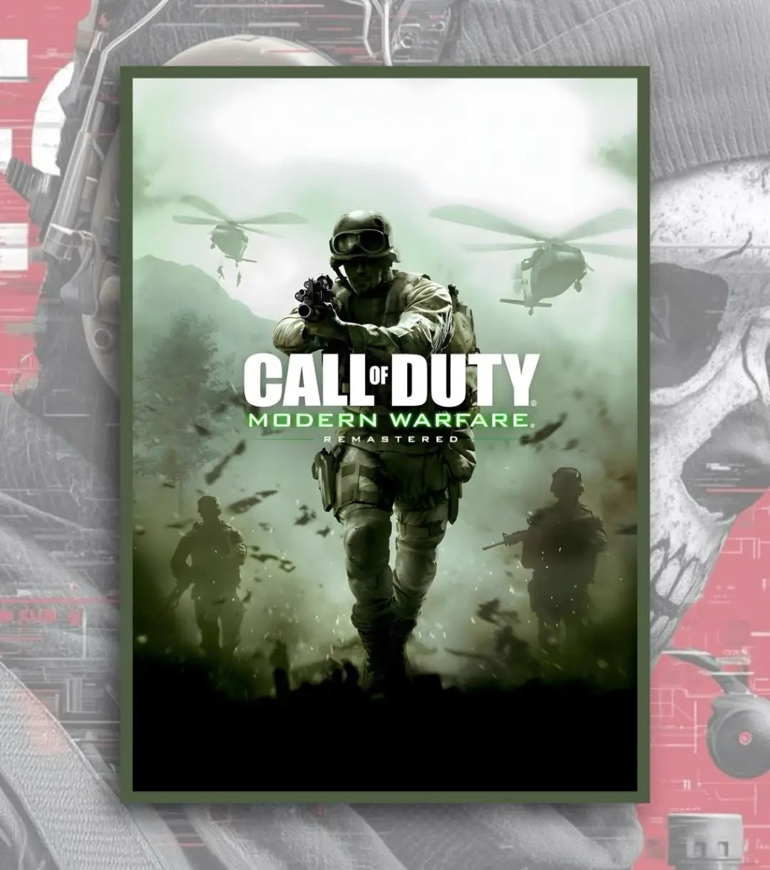 Call Of Duty posters - A4 / V3 / Bottle Green