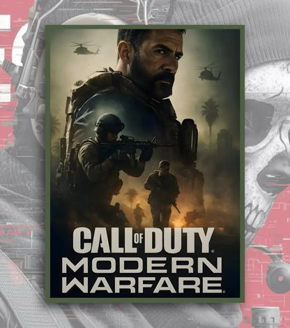 Call Of Duty posters - A4 / V4 / Bottle Green