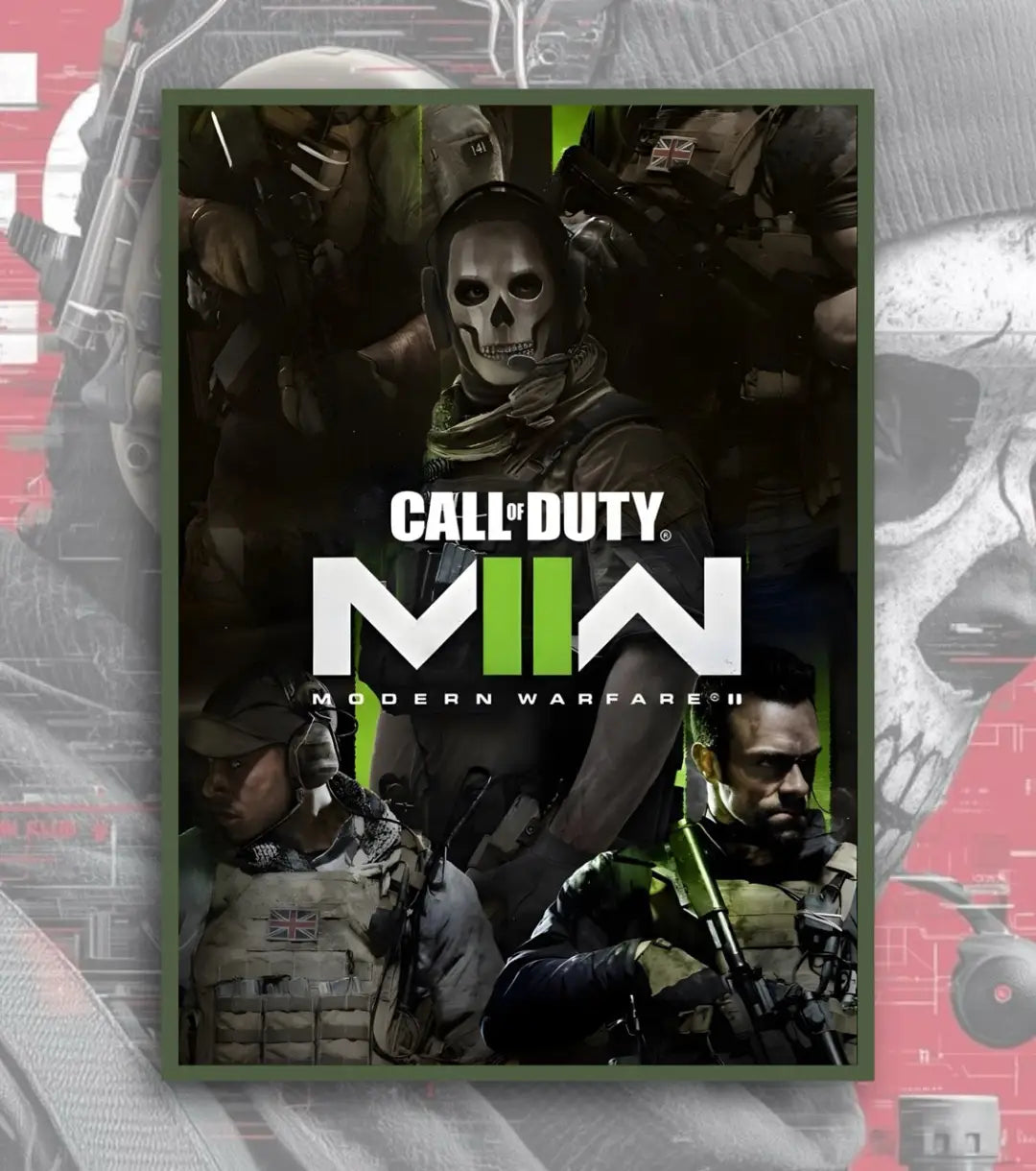 Call Of Duty posters - A4 / V5 / Bottle Green