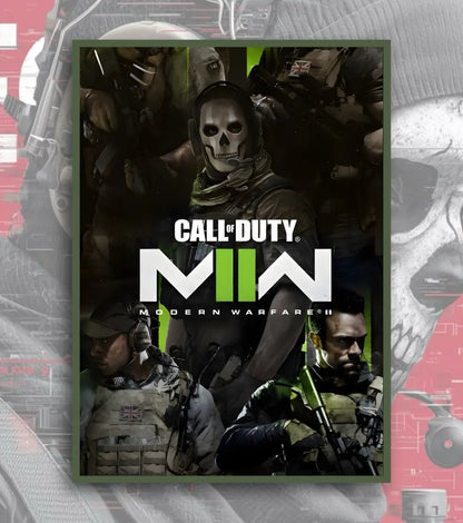 Call Of Duty posters - A4 / V5 / Bottle Green