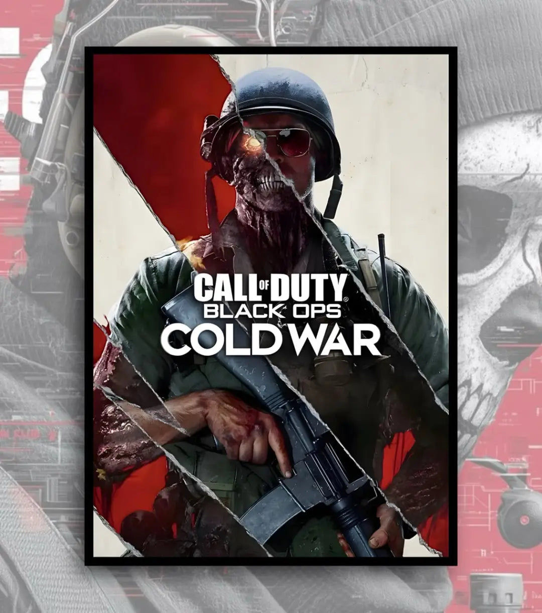 Call Of Duty posters - A4 / V6 / Black Frame