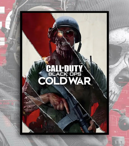 Call Of Duty posters - A4 / V6 / Black Frame