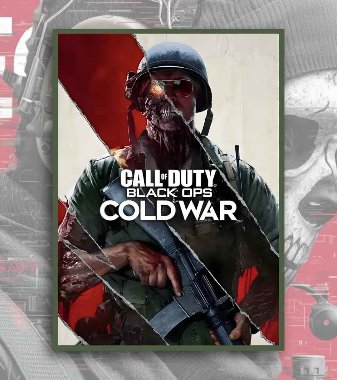 Call Of Duty posters - A4 / V6 / Bottle Green
