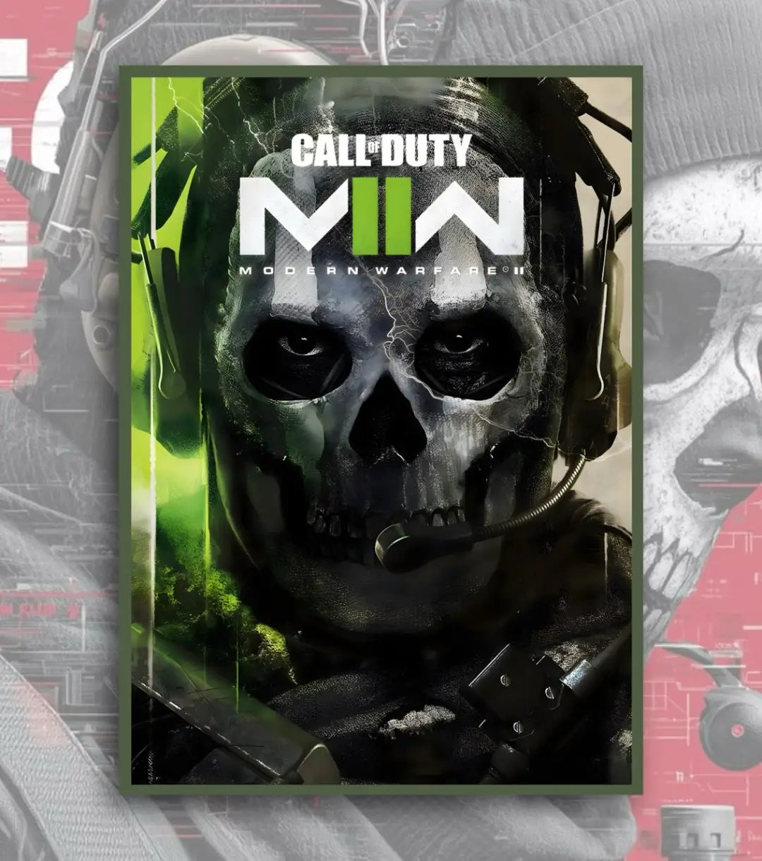 Call Of Duty posters - A4 / V7 / Bottle Green