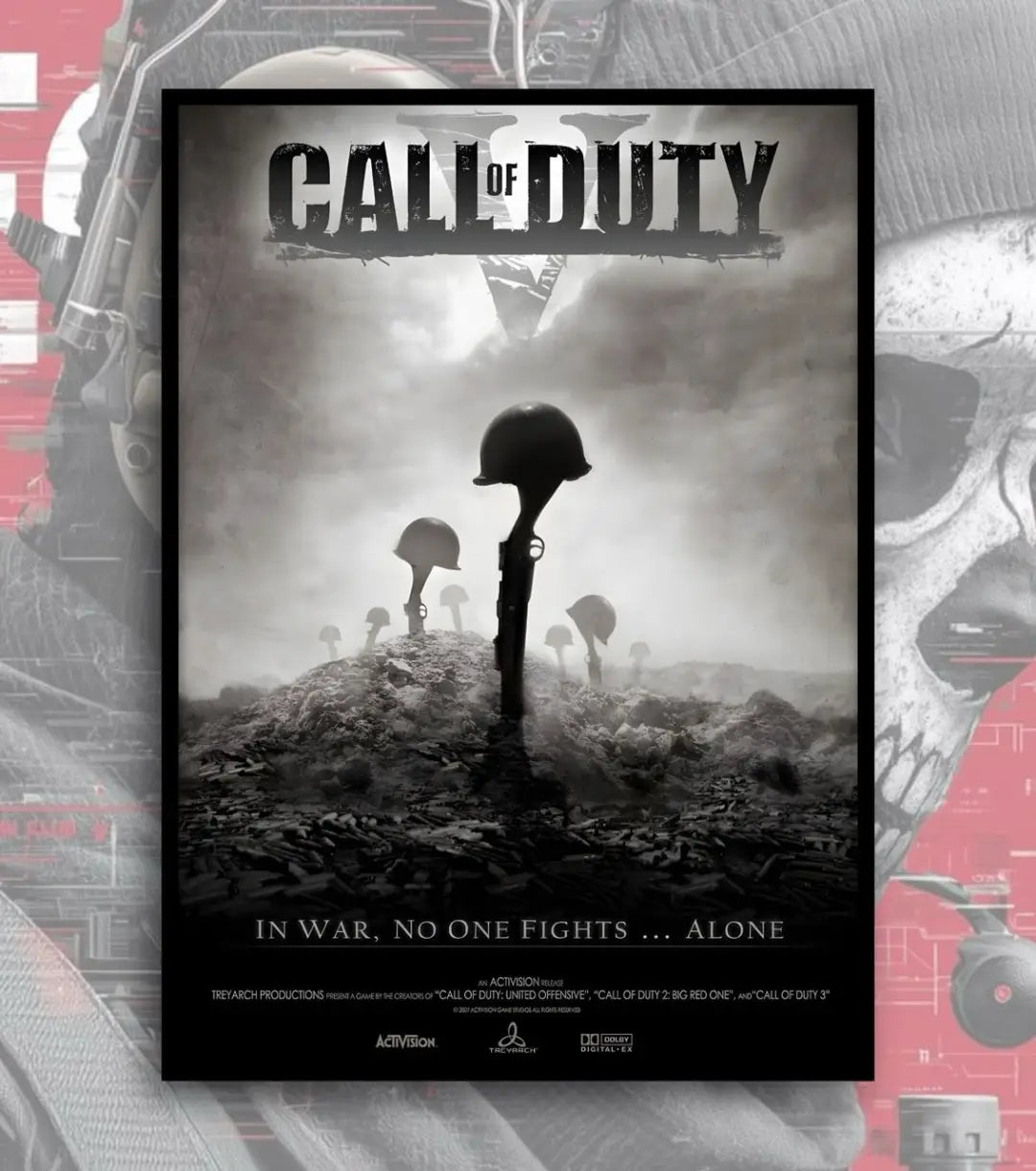 Call Of Duty posters - A4 / V8 / Black Frame