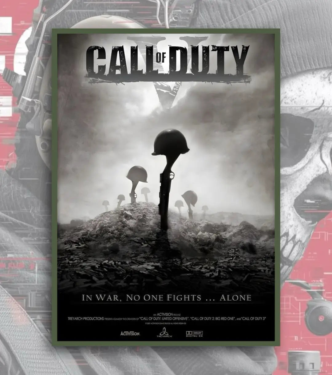 Call Of Duty posters - A4 / V8 / Bottle Green