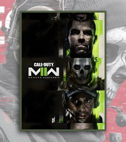 Call Of Duty posters - A4 / V9 / Bottle Green