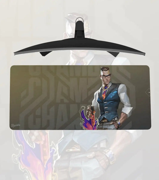 Chamber Valorant Gaming Mousepad – Premium Extended Desk Mat with Anti-Slip Base - Valorant