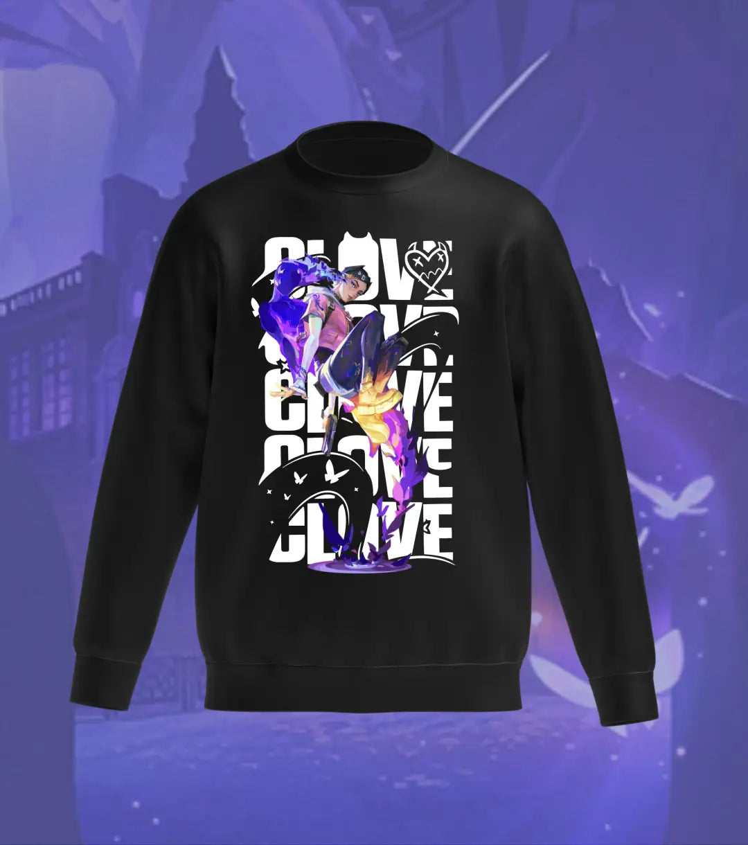 Clove Afterlife Sweatshirt – Valorant Edition - Black / Regular / XS - Valorant