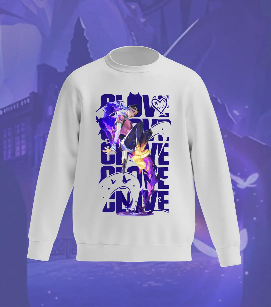 Clove Afterlife Sweatshirt – Valorant Edition - Gray / Regular / XS - Valorant