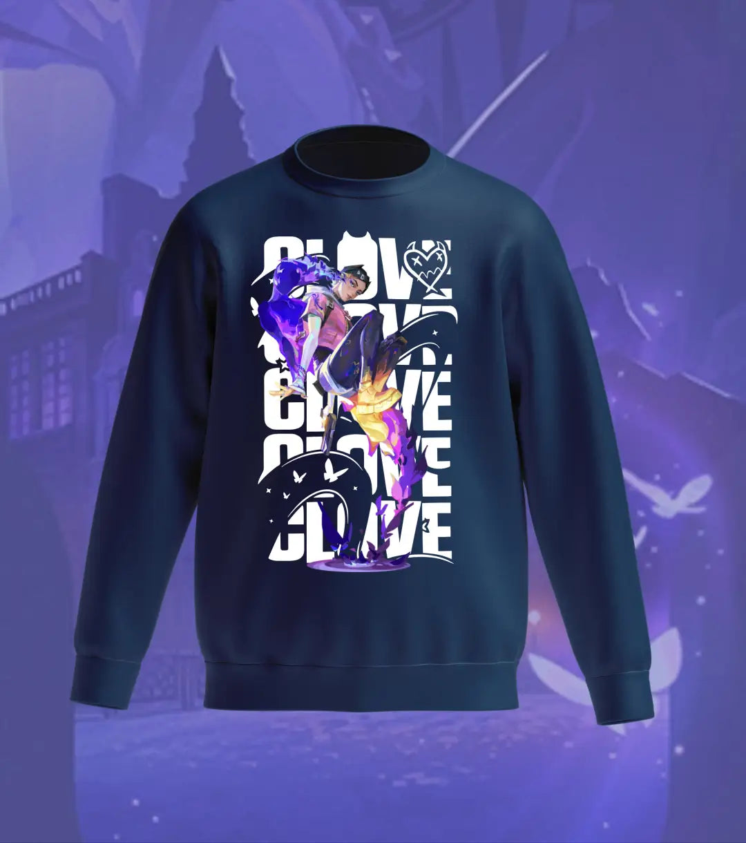 Clove Afterlife Sweatshirt – Valorant Edition - Navy / Regular / XS - Valorant