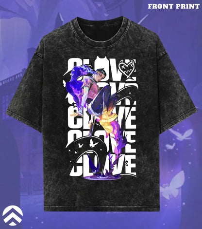 Clove – Eternal Mischief Valorant Acid Wash Tee | Bold Gamer Streetwear - Valorant
