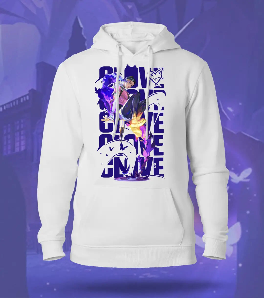 Clove | Valorant – Eternal Mischief Regular Hoodie - White / XS - Valorant