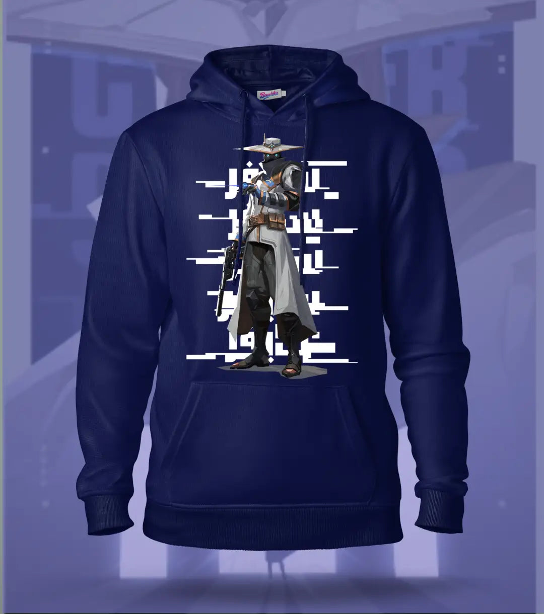 Cypher | Valorant – Silent Watch Regular Hoodie - Navy / XS - Valorant