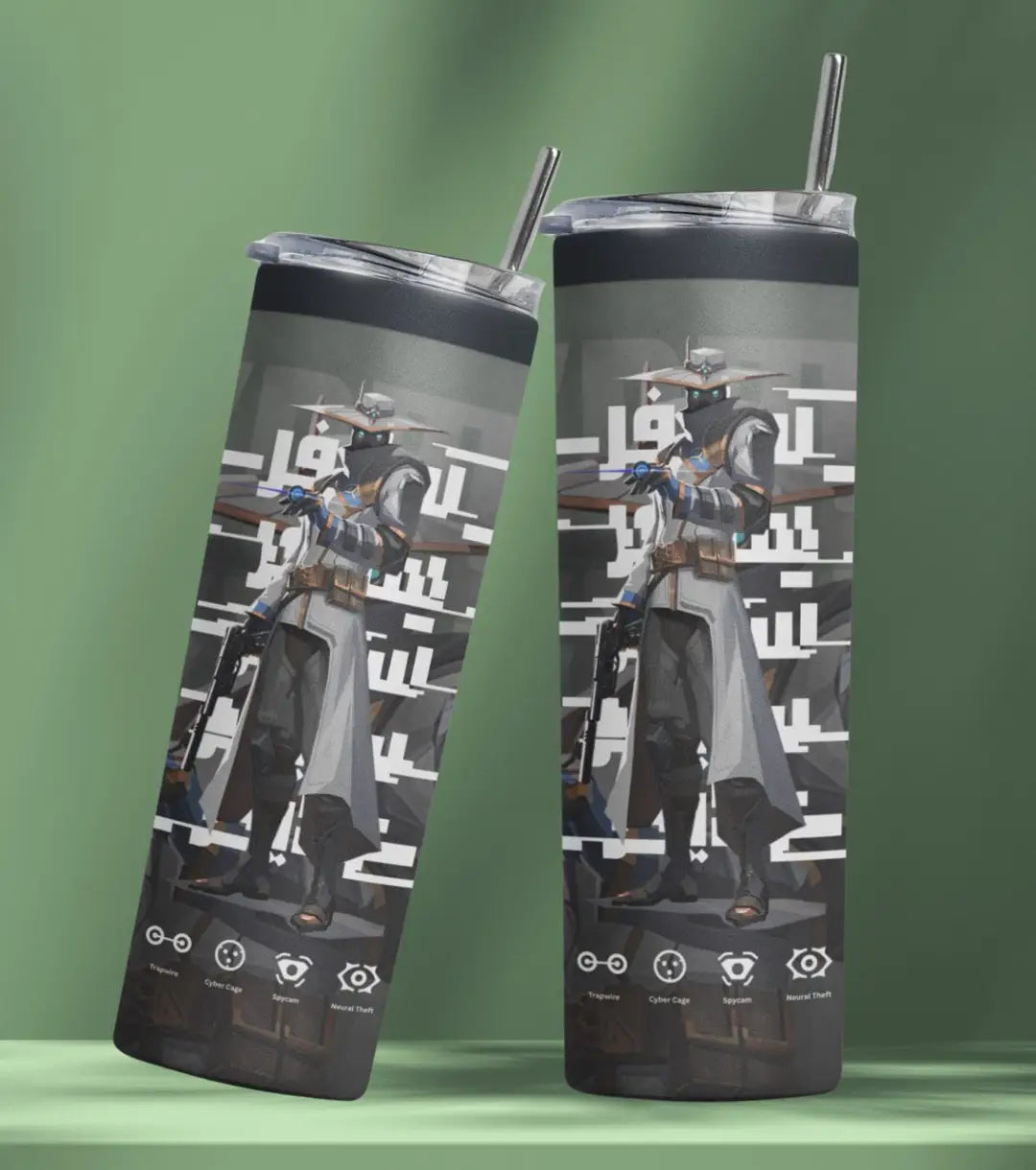 Cypher Valorant Tumbler – Silent Watch | Desk-to-Ranked Essential - Valorant