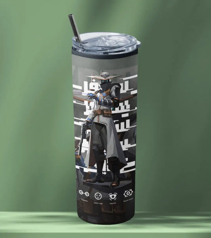 Cypher Valorant Tumbler – Silent Watch | Desk-to-Ranked Essential - Valorant