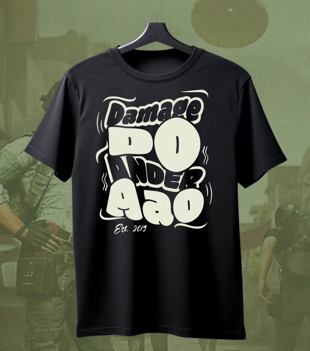 Damage Do Ander Aao BGMI T-Shirt | PUBG OG Meme Tee - BGMI/PUBG