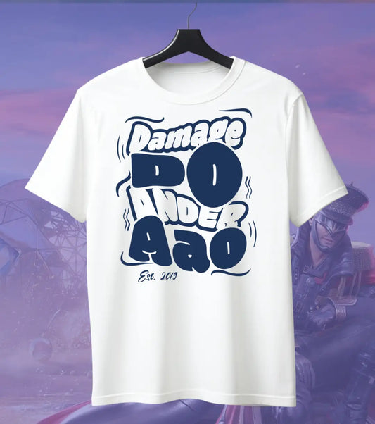 Damage Do Ander Aao BGMI T-Shirt | PUBG OG Meme Tee - BGMI/PUBG