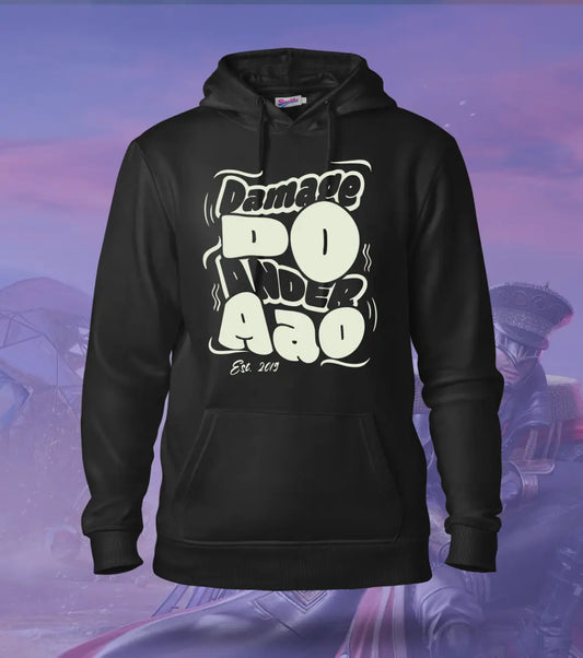 Damage Do Ander Aao – OG Edition Hoodie | 300 GSM Brushed Fleece - Black / XS / Regular - BGMI/PUBG