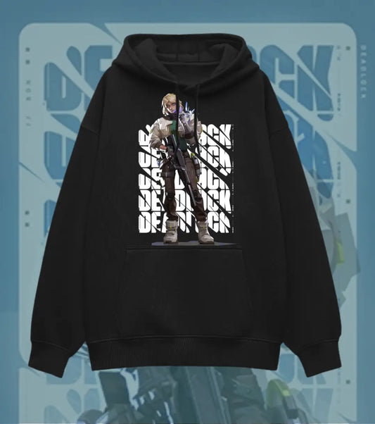 Deadlock – Iron Grip Valorant Oversized Hoodie | Bold Comfort Fit - Valorant