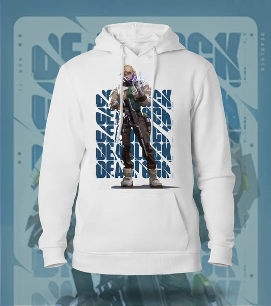 Deadlock | Valorant – Iron Grip Regular Hoodie - White / S - Valorant