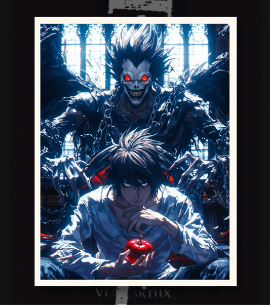 The Shinigami’s Shadow – Death Note Wall Art