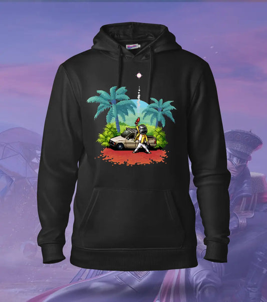 Erangel Vibes – Pixel Art BGMI Hoodie | 300 GSM Brushed Fleece - Black / XS / Regular - BGMI/PUBG