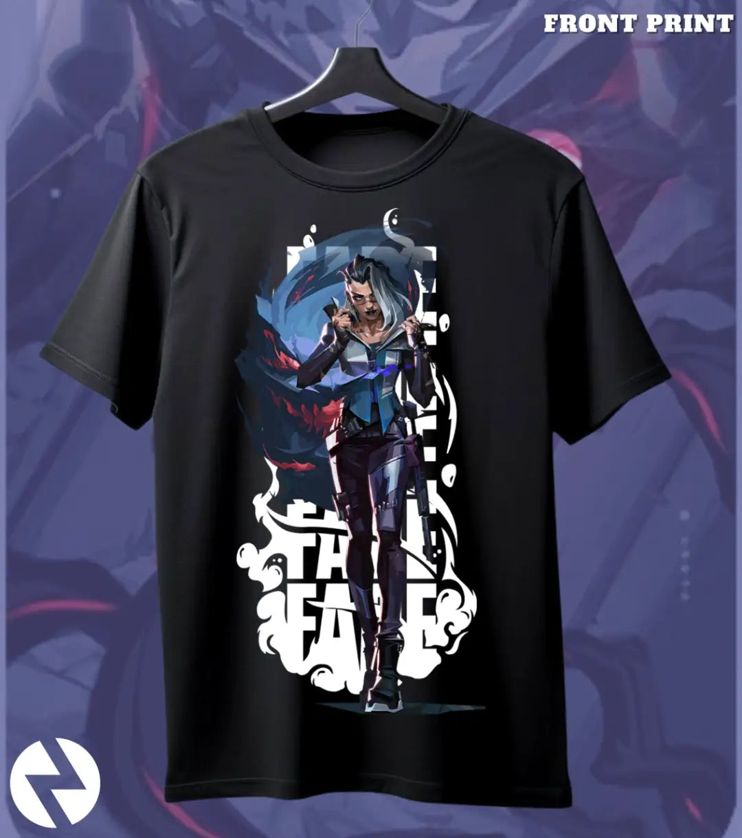 Fade - Nightmare Huntress Valorant T Shirt | Fear the Hunt Tee - Front Only / Black / S - Valorant