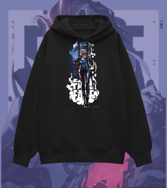 Fade – Nightmare’s Embrace Valorant Oversized Hoodie | Layer Up in Style - Valorant