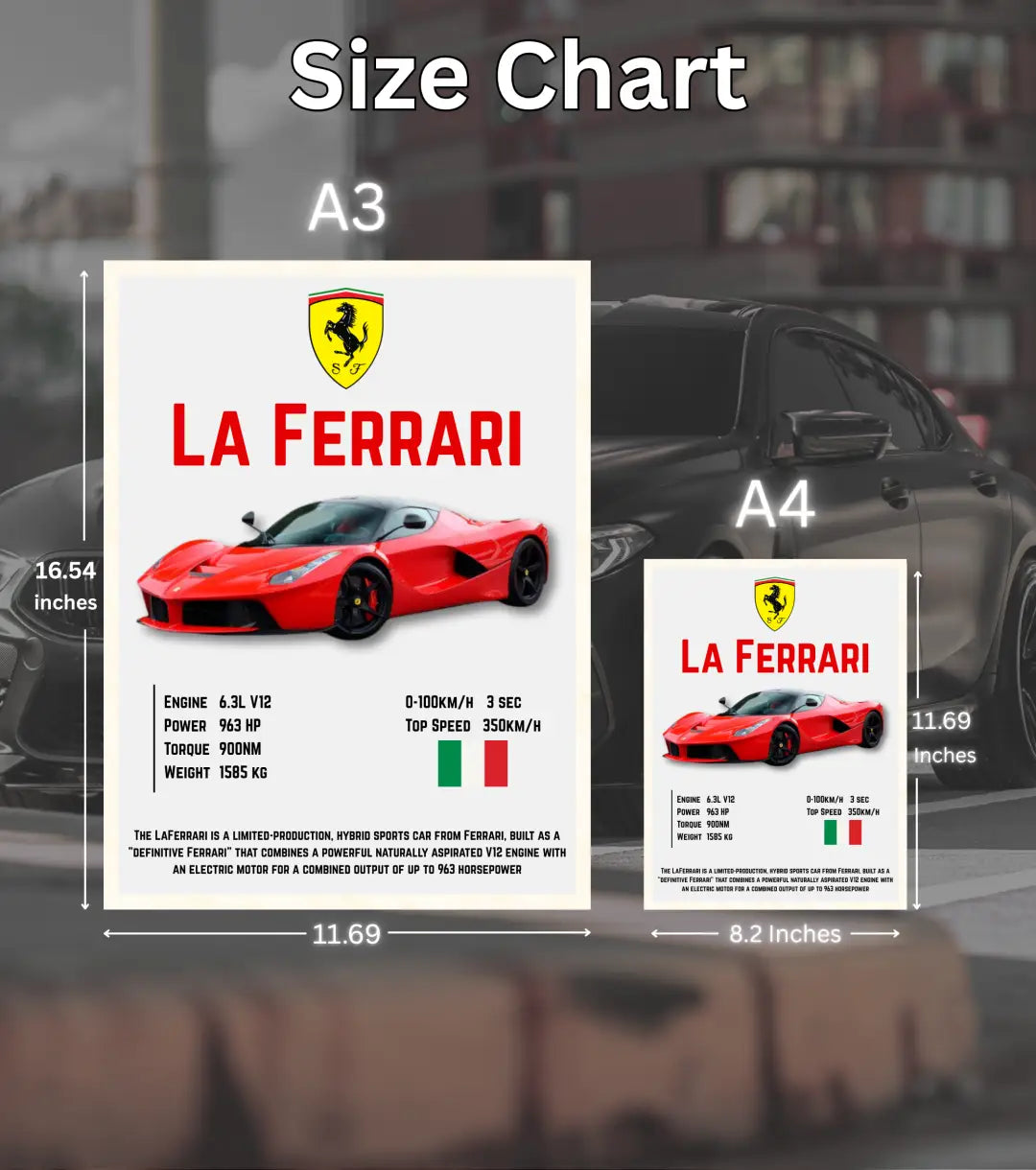 Ferrari LaFerrari Poster - Automotive