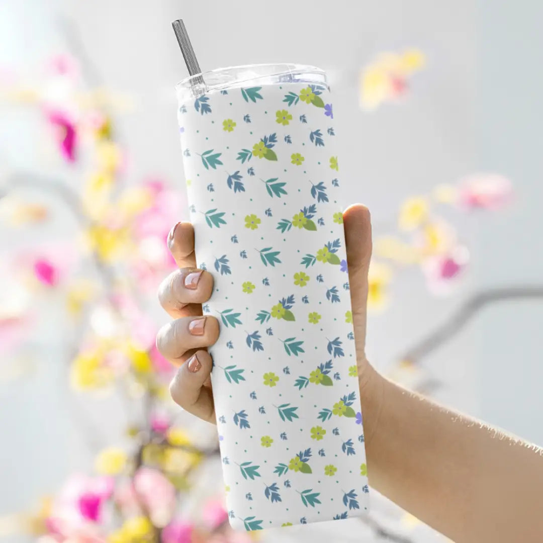 Floral Breeze Skinny Tumbler (591 ml / 20 oz)