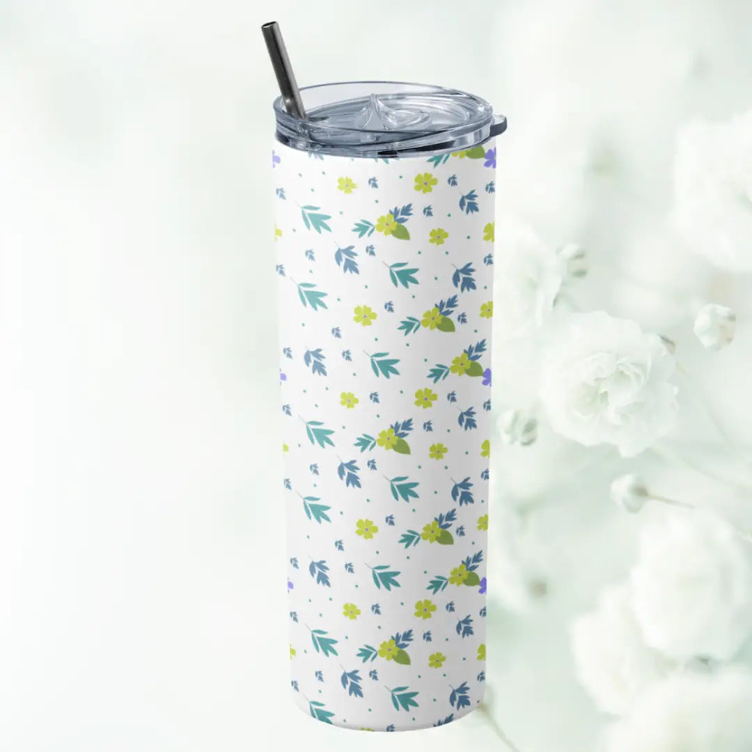Floral Breeze Skinny Tumbler (591 ml / 20 oz)