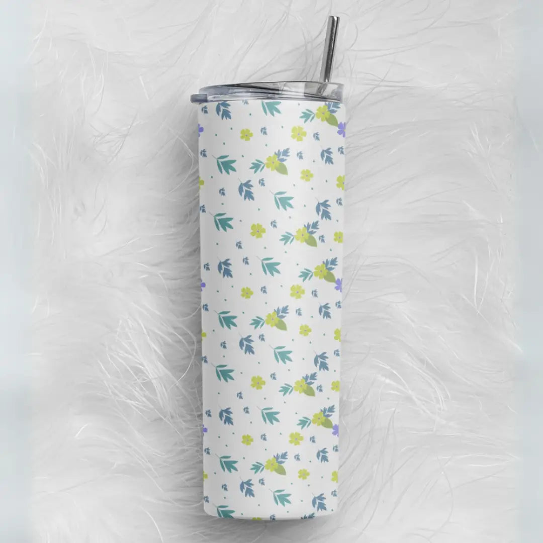 Floral Breeze Skinny Tumbler (591 ml / 20 oz)