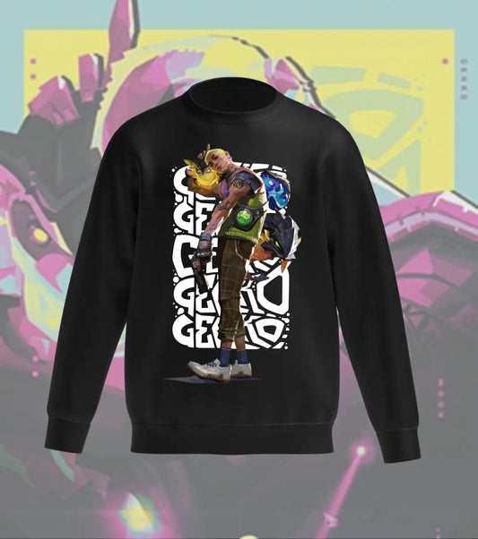 Gekko Crew Vibes Sweatshirt – Valorant Edition - Black / Regular / XS - Valorant