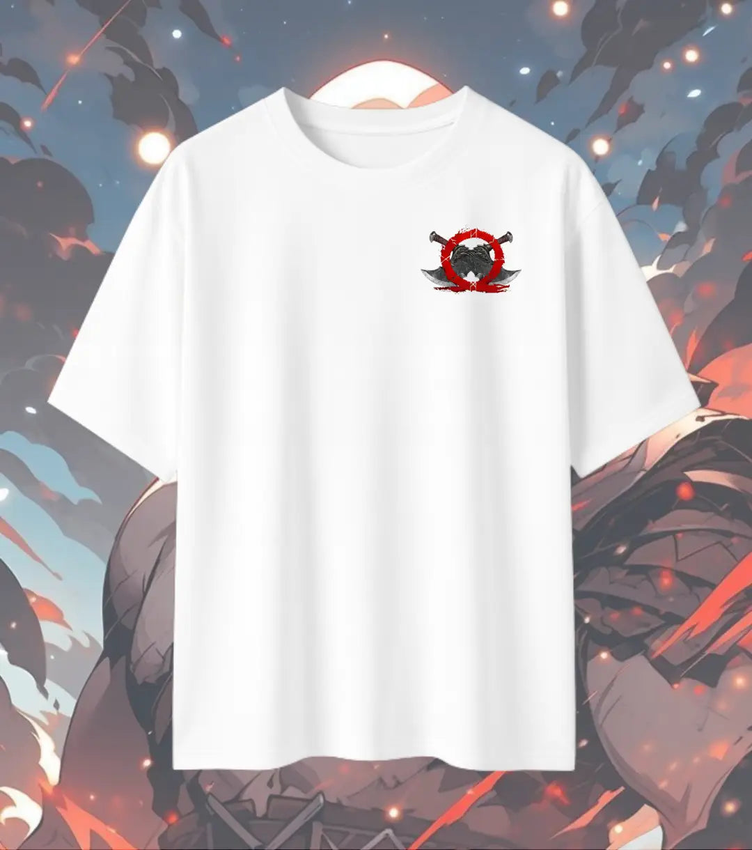 God of War T-Shirt – BOI Funny Kratos Dad Meme | 240 GSM Oversized Gamer Tee - God of War