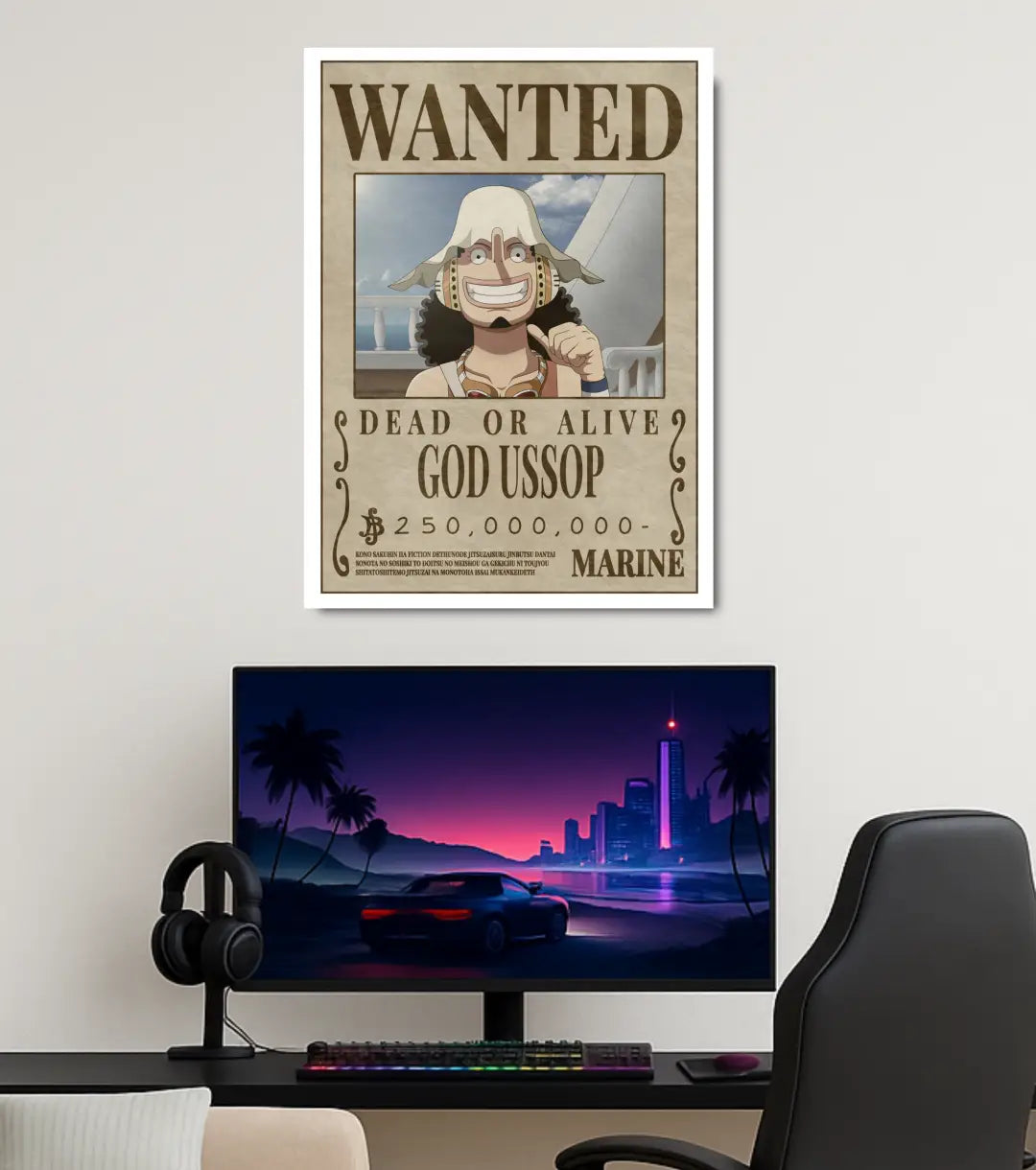 God Usopp – One Piece Wanted Poster - One Piece