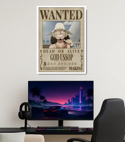 God Usopp – One Piece Wanted Poster - One Piece