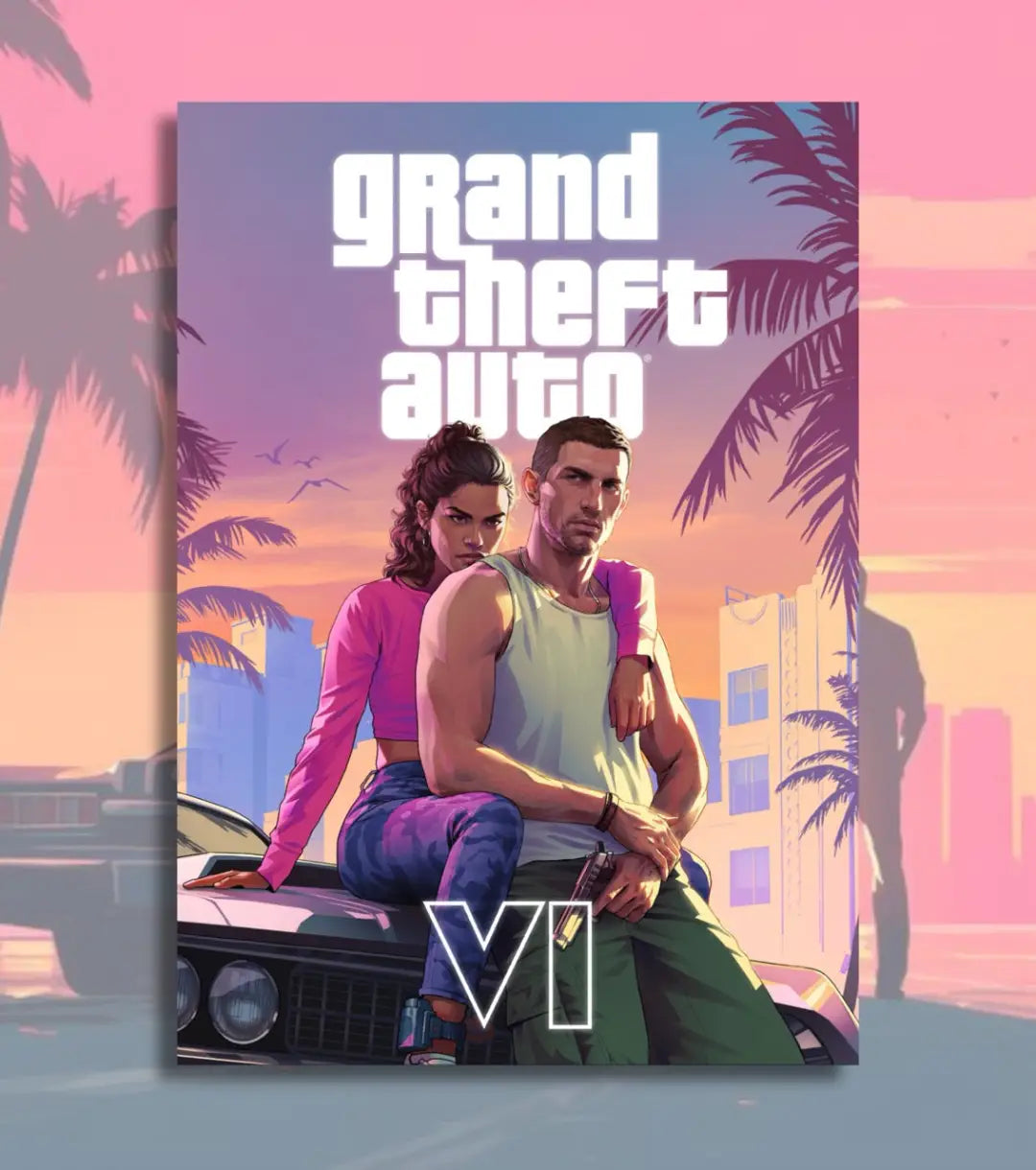 Grand Theft Auto Poster Collection (GTA 1 to GTA 6) – Retro to Next-Gen Wall Art | Bowchika - A4 / GTA VI - GTA Poster