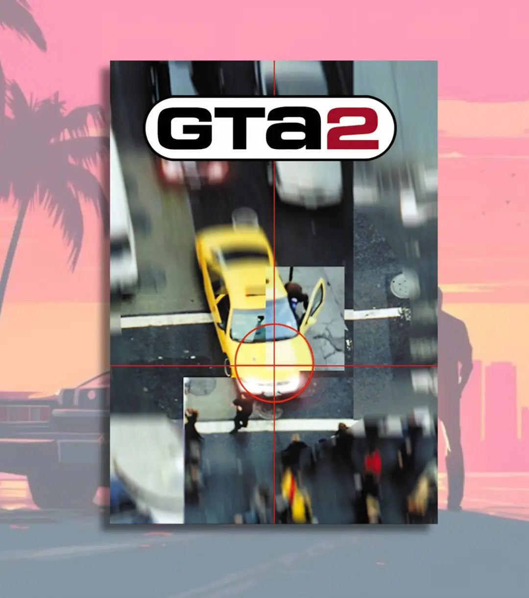 Grand Theft Auto Poster Collection (GTA 1 to GTA 6) – Retro to Next-Gen Wall Art | Bowchika - A4 / GTA II - GTA Poster
