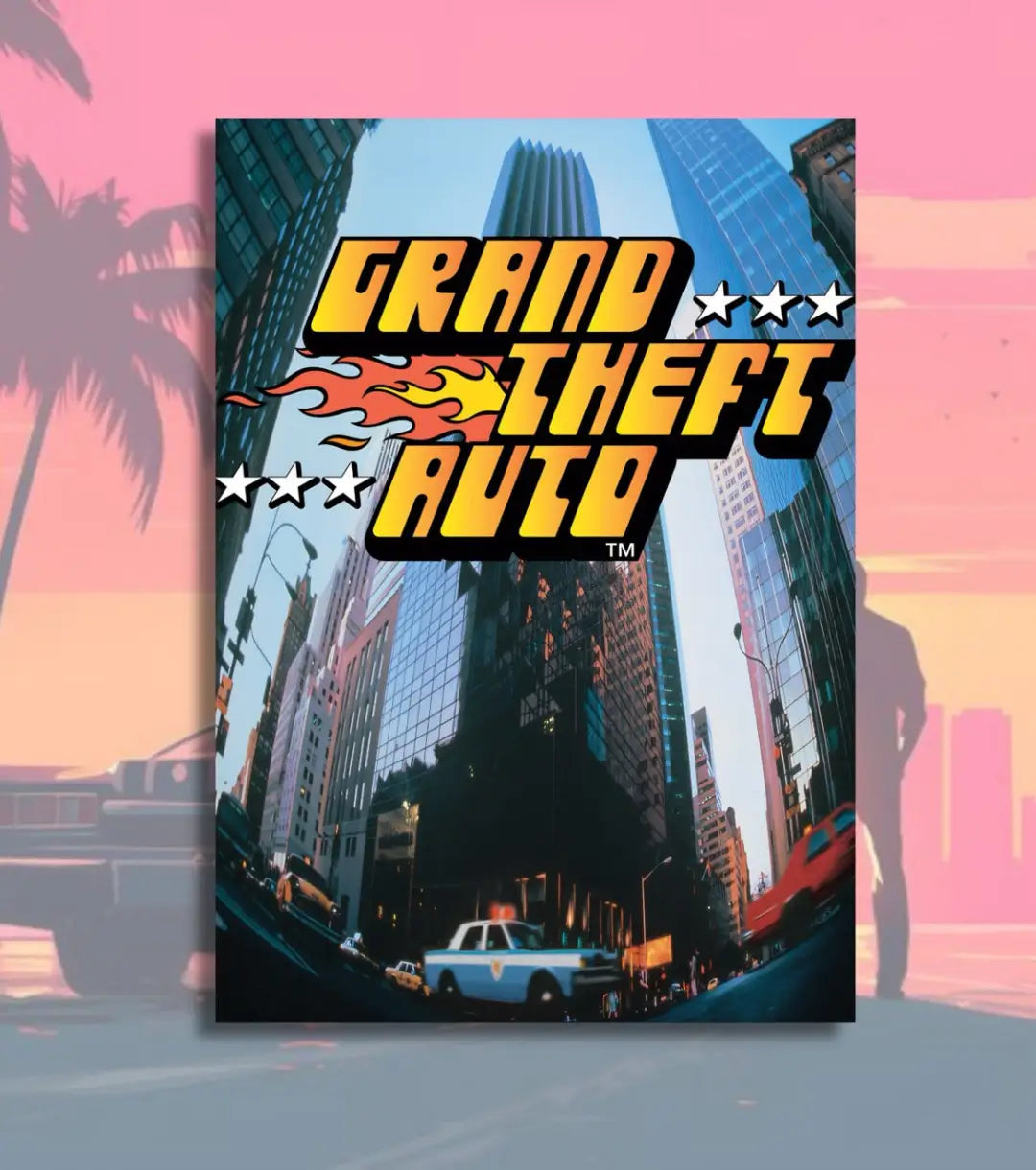 Grand Theft Auto Poster Collection (GTA 1 to GTA 6) – Retro to Next-Gen Wall Art | Bowchika - A4 / GTA - GTA Poster