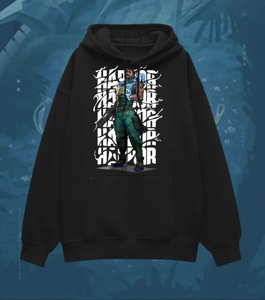 Harbor – Tidal Force Valorant Oversized Hoodie | Oversized Street Mode - Valorant
