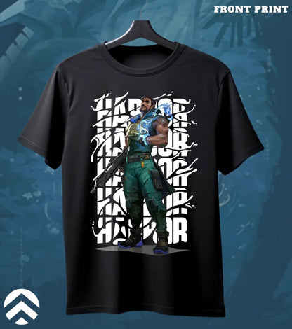 Harbor - Tidebreaker Valorant T Shirt | Flow State Tee - Front Only / Black / S - Valorant