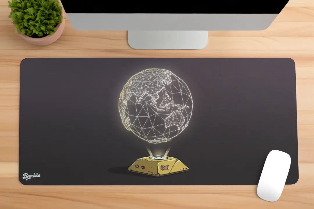 Holographic Globe Mousepad